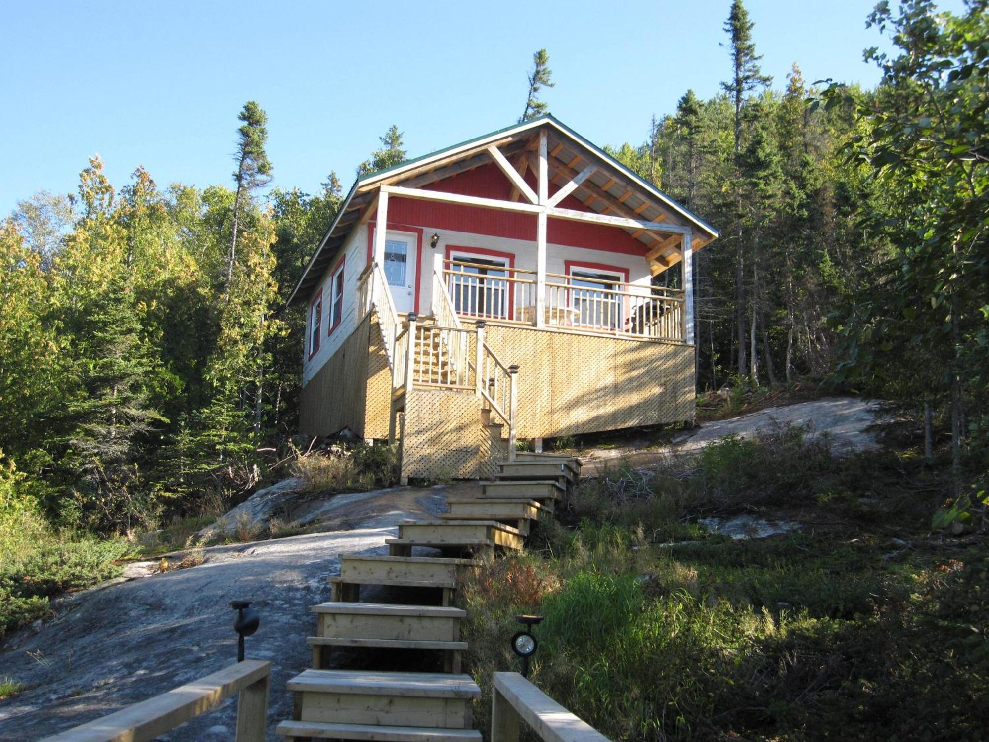 Chalet De La Montagne Villa Tadoussac Esterno foto
